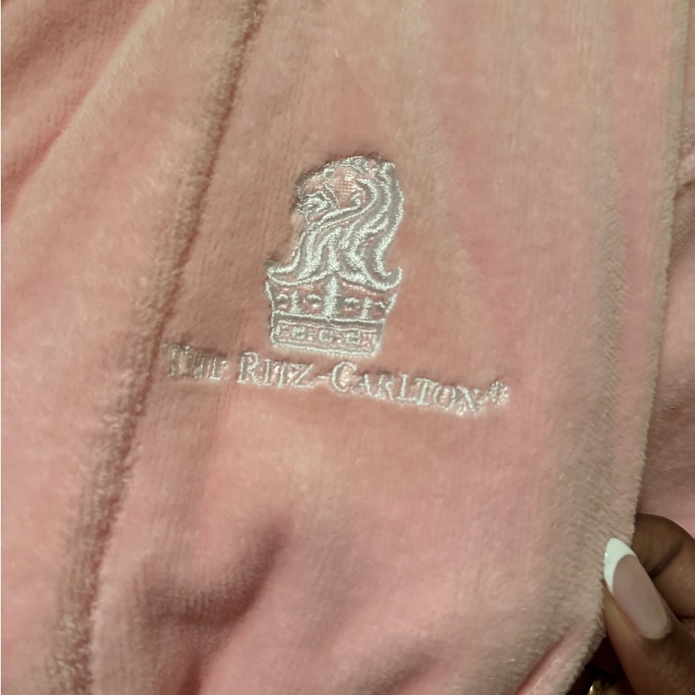 The Ritz Carlton Girl’s Pink Robe - Picture 2 of 5